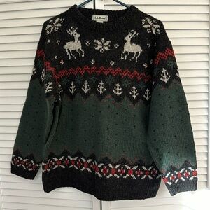 LLBean vintage wool sweater!